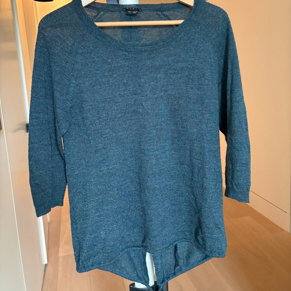 Theory knit sweater | size S | wool blend | casual chic